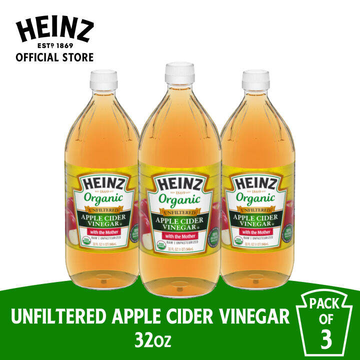 Heinz Apple Cider Vinegar Bottle 32oz (Pack of 3) Lazada PH