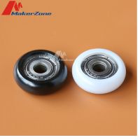 9PCS 625ZZ POM Bearings Passive Round Roller Wheel with Kossel Nylon Plastic Wheel 5x21.5x7mm for 3D Printer Parts