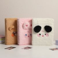 A5 Plush Binder Book Photos Album 10 Pages Photocard Collect Cute Idol Journal Cover Replaceable Storage School Supplies