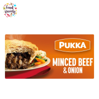 Pukka 2 Puff Pastry Pies Minced Beef &amp; Onion 165g พุกก้า 2 พัฟพาย เนื้อสับ และ หัวหอม 165 กรัม