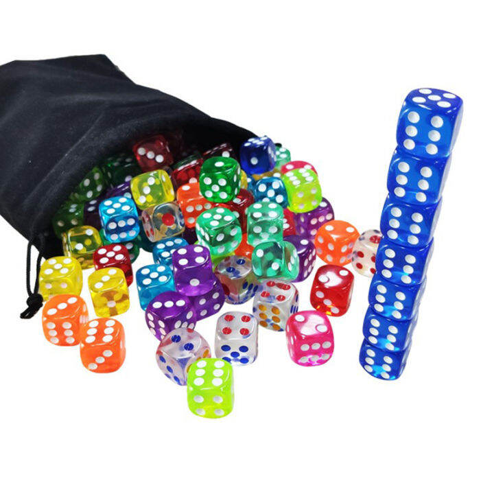 Veli Shy 【Flash Sale】11PC/Lot 16mm Filleted Corner Dice Set Colorful