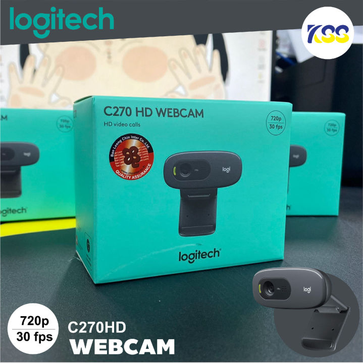 พร้อมส่งคุ้มราคา-logitech-webcam-c270-กล้องเวปแคมสนทนาผ่านทางวิดีโอ-hd-720p-แบบ-plug-and-play-ประกันศูนย์2ปี