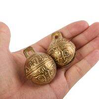 3.7x4.2cm Hot Varieties Excellent Chinese Tibetan Bells Tiger Gift Great Copper Bell Head Brass Charming