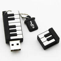 รูปร่างเปียโน USB ลายโครงกระดูกรูปการ์ตูน2.0ที่เก็บข้อมูล U แฟลชไดร์ฟดิสก์ Udisk