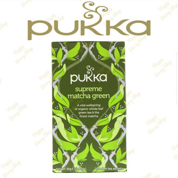 ชา-pukka-organic-herbal-tea-supreme-matcha-green-ชาสมุนไพรออแกนิค-ชาเพื่อสุขภาพจากประเทศอังกฤษ-1-กล่องมี-20-ซอง