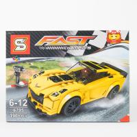 ProudNada Toys ของเล่นเด็กชุดตัวต่อเลโก้รถแข่ง S FAST CHAMPIONS 190+PCS 6795