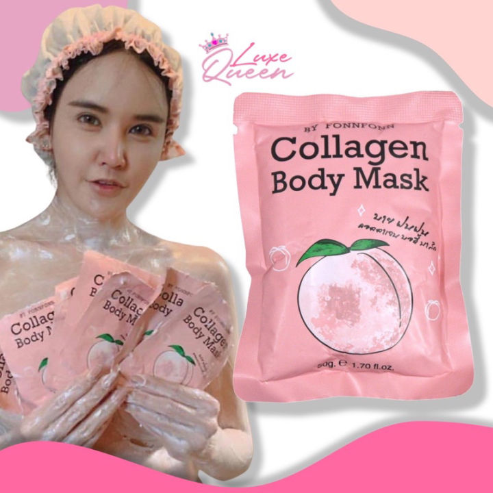 Collagen Body Mask Authentic by Fonn Fonn Thailand Instant Whitening ...