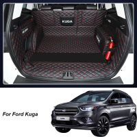 Leather Car Trunk Mats For Ford Kuga 2011 2012 2013 2014 2015 2016 Anti-Dirty Protector Tray Cargo Liner Accessories Styling