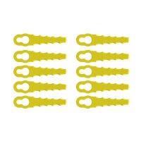 10Pcs Plastic Blades for Serrated Double Blade Heads - Suitable for Rac155 and Rac157-Rac158 Edge Trimmers and Blade