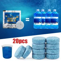 20/50/100PCS Car Effervescent Tablets Windshield Wiper Cleaner Glass Cleaning Universal Auto Window Dust Remover Solid Washer