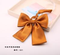 【cw】 JK bow tie female solid uniform sailor suit college style school boxer collar flower red ！