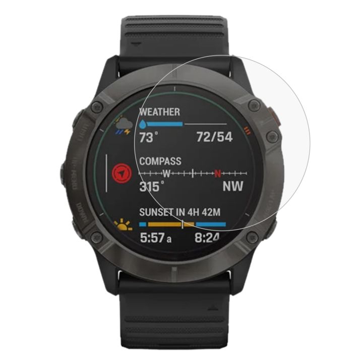 สำหรับ-garmin-fenix-6x-pro-0-26มม-2-5d-9ชั่วโมงป้องกันจอฟิล์มกระจกเทมเปอร์-ขายเอง