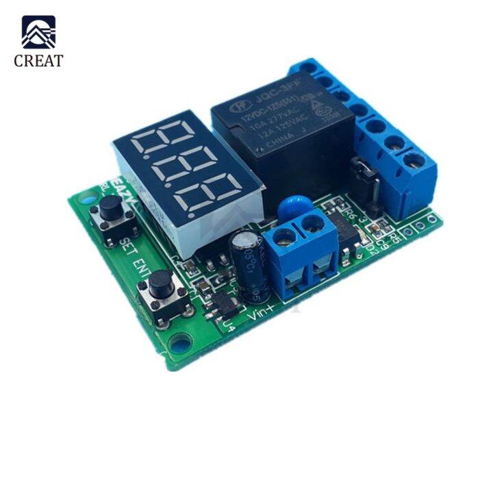 cw-12v-relay-board-controller-module-voltage-detection-charging-discharge-test-diy