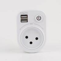 【Deal of the day】 ซ็อกเก็ตมาตรฐานอัจฉริยะ USB Switching Wall Power Supply Socket 2.1A Dual USB Charging Travel Socket