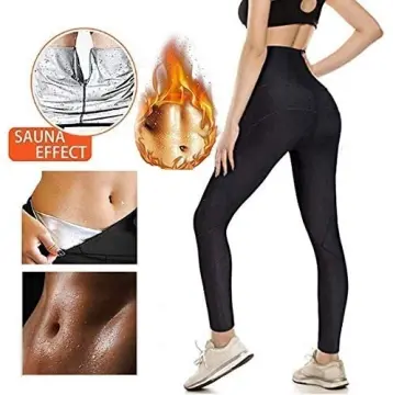 Women Sauna Hot Sweat Fat Burning Compression Slimming Leggings