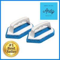 แปรงใยขัดละเอียด 2WAY POLY-BRITE แพ็ก 2 ชิ้น2WAY SCOURING PAD BRUSH POLY-BRITE PACK2 **ลดราคาจัดหนัก **