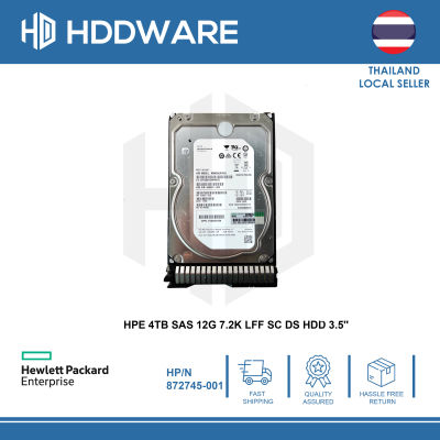 HPE 4TB SAS 12G 7.2K LFF SC DS HDD 3.5 // 872745-001 // 872487-B21