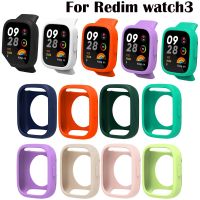 โครงเปลือกนอกเคสป้องกันทุกส่วนของนาฬิกา Redmi Watch 3,นาฬิกาอัจฉริยะ Mi Watch Lite 3เคส360ซิลิโคนนิ่มป้องกันหน้าจอ