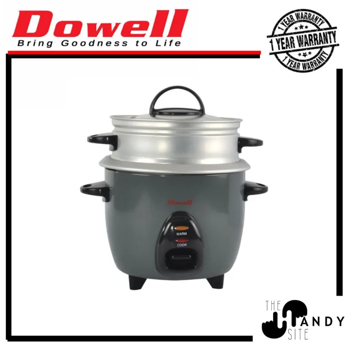 Dowell 1.8L 10 Cups Rice Cooker with Steamer RCS10 Lazada PH