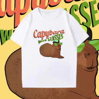 ฤดูร้อนเสื้อยืดฤดูร้อนระเบิดเสื้อยืด capybara จัดส่งทันที! เสื้อยืดลำลองฤดูร้อน เสื้อยืดลำลองฤดูร้อน S-5XL