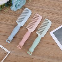 ♘ 1Pcs cartoon comb cute rabbit hairdressing comb anti-static adult children plastic curly hair smoothing comb