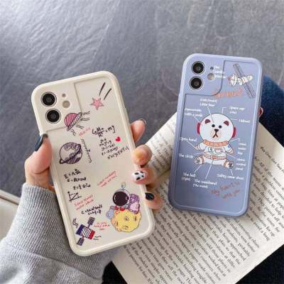 เคสมือถือซิลิโคน ลายการ์ตูน ป้องกันรอย สําหรับ iPhone 11 Pro Max X Xr Xs Max 7 8 Plus Se 2020 12 Pro Max #910