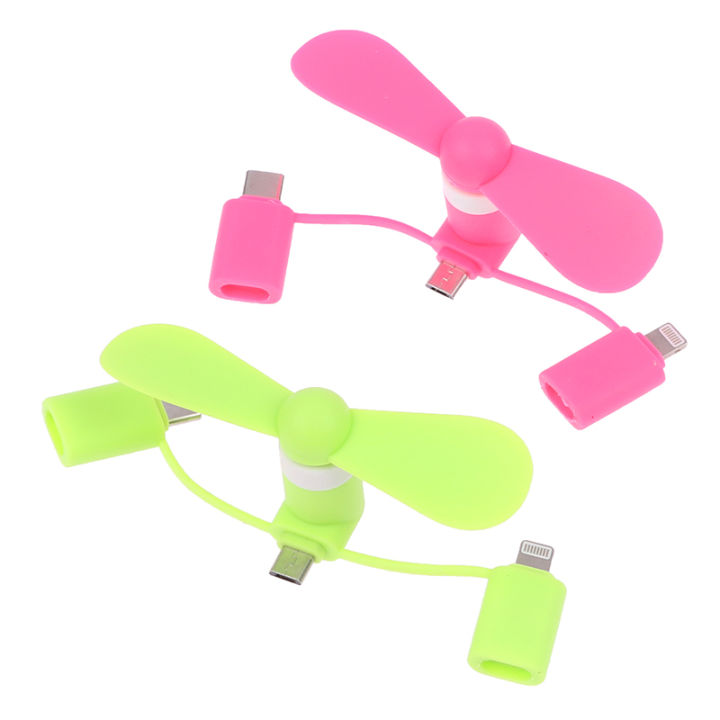 wucuuk-แบบพกพา-mini-3-in-1พัดลมโทรศัพท์มือถือสำหรับ-iphone-android-micro-hanldheld-fan