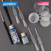 Ustar เครื่องมือ UA-90003ทำความสะอาดง่าย AB เคลือบชุดเครื่องมือ Combo งานอดิเรกเครื่องมือสำหรับ Airbrush บำรุงรักษาด้วยแปรงจิตรกรรมแผ่น