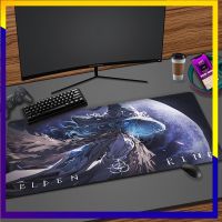 Elden Ring Ranni Gaming Mouse Pad แผ่นรองโต๊ะศิลปะ แผ่นรองเม้าส์สำนักงาน แผ่นรองเม้าส์สีดำ แผ่นรองเม้าส์สีดำ แผ่นรองเม้าส์สีดำ