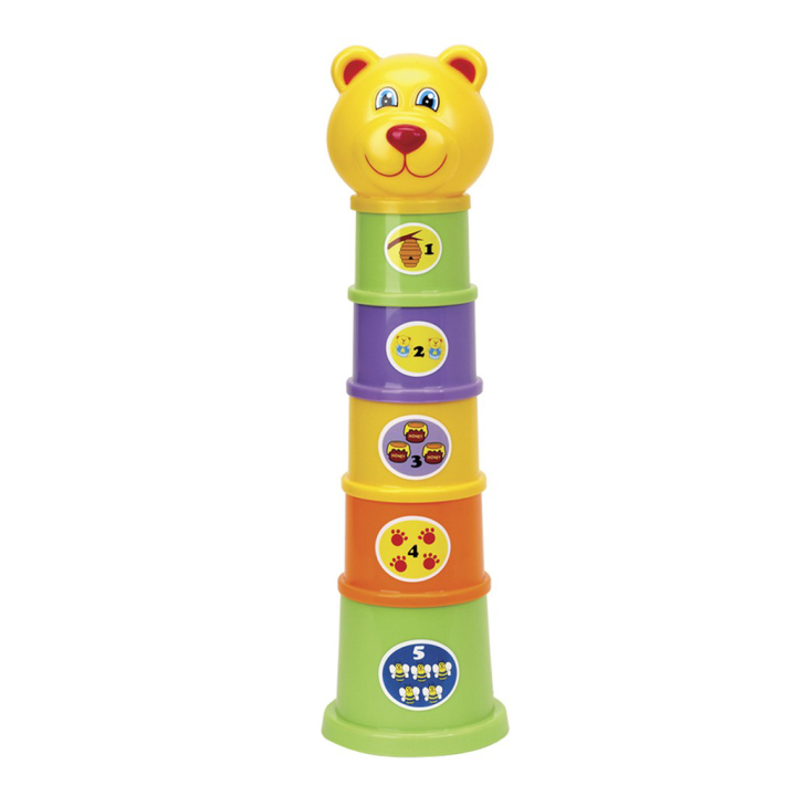 ของเล่นเด็ก-ของเล่นเสริมพัฒนาการ-หมีไล่ระดับจัมโบ้-teddy-jumbo-stacking-cups-funtime