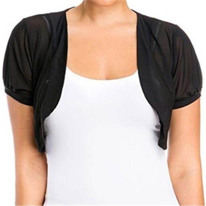 Sheer short outlet cardigan