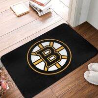 【ปัจจุบัน】 Bruins Massachusetts Merch พรมเช็ดเท้าพรมปูพื้นพรมปูพื้น Footpad พรมน้ำทางเข้ากันลื่นห้องครัวห้องนอนกำจัดฝุ่นดูดซับ