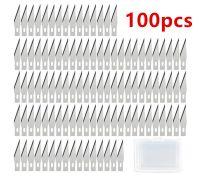 【YF】 50/100pcs  11 Blades Stainless Steel Engraving Wood Carving Blade Replacement Surgical Scalpel Craft