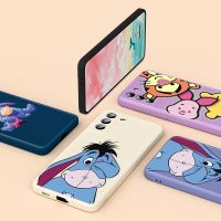 {OLI STUDIO}น่ารัก Eeyore Animation สำหรับ SamsungS10 S21 S20 Note10 FEPlus Lite5GSilicone SoftCase