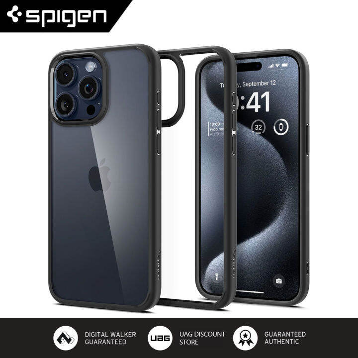 Spigen Ultra Hybrid Series Anti-Yellowing Technology Case for iPhone 15 ...