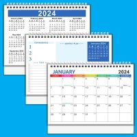 2024 Table Calendar Notepad Simple Desktop Desk Calendar 365 Days Countdown Schedule Book