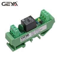 Geya รีเลย์โมดูล1ช่องแบบติดตั้งรางดินโมดูล24V 12V 230vac G โมดูลจับเวลาตัวควบคุมการรีเลย์