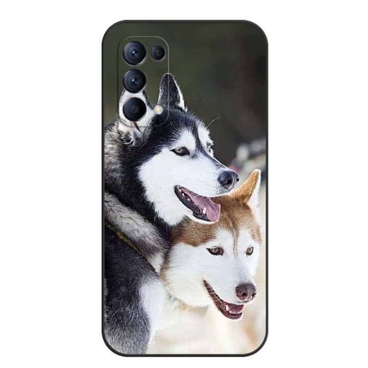 mobile-case-for-oppo-reno-5-4g-case-back-phone-cover-protective-soft-silicone-black-tpu-cat-tiger