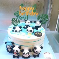8pcs/lot Kawaii Resin Kids Happy Birthday Supplies Decoration Room Table Garden Decora Photo Props