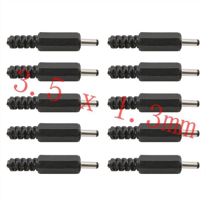 3.5mm X 1.3mm Dc Power Male Plug Solder Dc Power Tip Jack Adapter 3.5*1