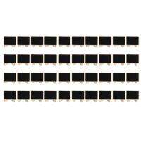 40 Pack Mini Wooden Signs Small Blackboard with Support Easel Stand for Wedding and Theme Party