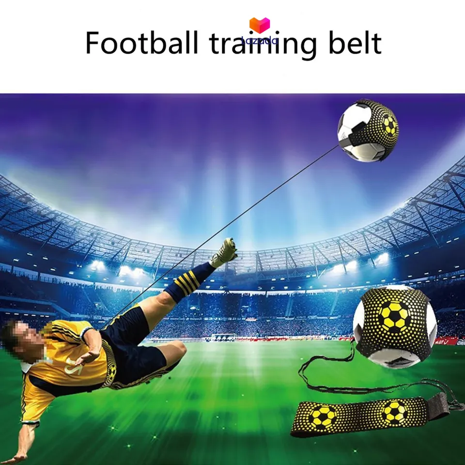 Football Kick Trainer Soccer Training Aids Hands Free Throw Sole