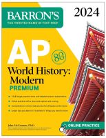 หนังสืออังกฤษใหม่ AP World History: Modern Premium, 2024: 5 Practice Tests + Comprehensive Review + Online Practice (Barrons Ap) [Paperback]