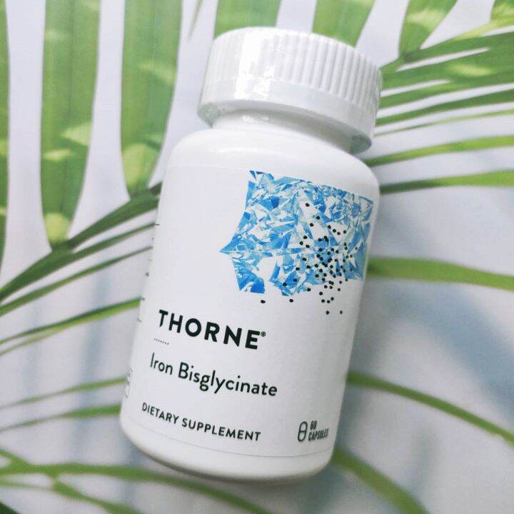 ธาตุเหล็ก Iron Bisglycinate 25 mg 60 Capsules (Thorne Research