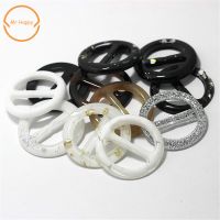 HOT 1pcs/lot Wholesale fashion inner diameter 2.4 adjustable buckled ribbon buttoned garment corner storage T-shirt clasp