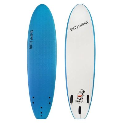 Salty Swami 80" Soft Top Surfboard High Quality Epoxy, Bamboo, Carbon Fiber Soft Surfboard