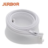 1M 30mm Zipper Cable Sleeve Cover Flexible Nylon Wire Cord Hider Cable Management Organizer For Home Office Computer TV Desk