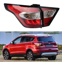 โคมไฟไฟเบรคท้ายรถ LED สำหรับรถยนต์ Ford Kuga 2017 2018 2019โคมไฟสัญญาณเลี้ยวโคมไฟแบบสะท้อนประกอบแสงไฟกันชนหลัง