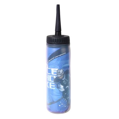 600ML Ice Hockey Water Bottle Portable Football Lacrosse Bottle Classic Extended Tip Design Sports Bottle