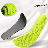 Sports Insole Shock-Absorbing Soft Breathable Sweat-wicking Deodorant Shoe Inserts Anti-slip Template for Men Women Insoles Shoes Accessories